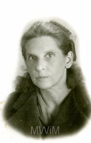 KKE 2166.jpg - Fot. Portret. Helena Orzechowska (z domu Muszałowska), lata 40-te XX wieku.